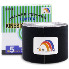 Temtex tape Classic fekete 5 cm gyógyászati segédeszköz
