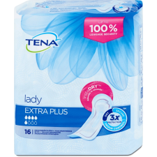 Tena Lady extra plus inkontinencia betét (708ml) - 16db gyógyászati segédeszköz