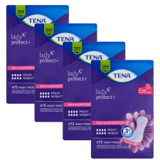 Tena Lady Maxi Night éjszakai inkontinencia betét 4x12db intim higiénia