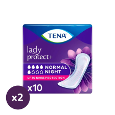 Tena Lady Protect+ night normal inkontinencia betét (2x10 db) intim higiénia
