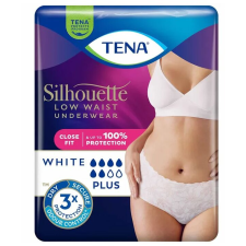Tena Silhouette Plus női Inkontinencia-fehérnemű magasított derékrésszel - L 10db - fehér gyógyászati segédeszköz