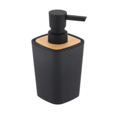 Tendance BAMBOOSQUARE SZAPPANADAGOLÓ 380ML FEKETE fürdőszoba kiegészítő