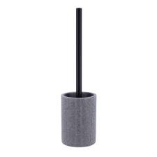 Tendance RIBBED WC-KEFE TARTÓVAL, ÁLLÓ, SÖTÉTSZÜRKE, POLIREZIN, 10X36X10CM takarító és háztartási eszköz