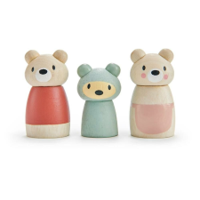 Tender Leaf Toys fa medve család mesefigura játékfigura
