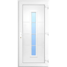TENERIFE PVC BEJÁRATI AJTÓ JOBB 98X208CM, FEHÉR, KILINCCSEL M:Q3 építőanyag