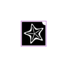  Tengeri csillag (csss0562) csillámtetoválás