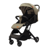  Teno® Baby Sport babakocsi, összecsukható, könnyen hordozható, állítható ülés, tágas, hátsó kosár, visszahúzható huzat, maximális súly 25 kg, khaki színű.