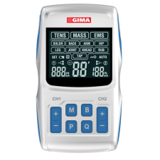  TENS/EMS otthoni fizikoterápiás készülék 2 csatornás- 36 program gyógyászati segédeszköz