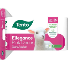 TENTO Ellegance Pink Decor (16 tekercs) tisztító- és takarítószer, higiénia