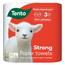 TENTO Strong háztartási papírtörlő - 3 rétegű, 2 tekercs higiéniai papíráru