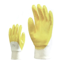  TENYÉREN MÁRTOTT SÁRGA NITRIL KESZTYŰ (11) védőkesztyű