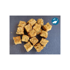 Teomann szárított tőkehal kockák lazaccal 100g jutalomfalat kutyáknak