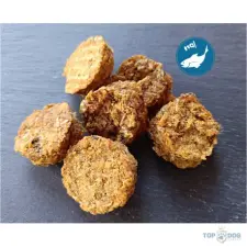 Teomann Teomann szárított tőkehal tallérok lazaccal 100g jutalomfalat kutyáknak