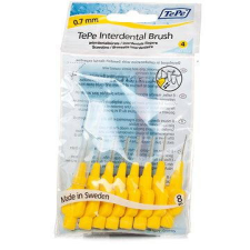 Tepe fogköztisztító kefék 0,7 mm Normal-sárga 8 db fogkefe