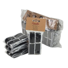  Tépőzár csík 1m - fekete 12db/csomag - OKOSÁR! dekorációs kellék