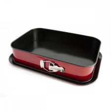 Tepsi négyzet csatos 39x27x7,5 cm Burgundy BH/1545 edény
