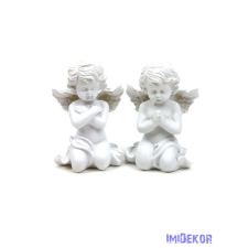  Térdelő angyalka figura 11,5 cm - 94 dekorációs kellék