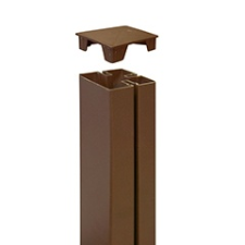  - Térelválasztó panel oszlophoz végzáró - Tap Alupost (2 darab) barna kerti bútor