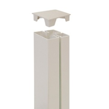  - Térelválasztó panel oszlophoz végzáró - Tap Alupost (2 darab) fehér kerti bútor