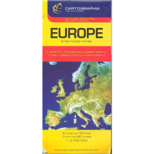 Térkép Európa térkép (1:3 750 000) - European Road Map irodalom