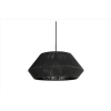  Természetes rattan függőlámpa - 50 cm (fekete)