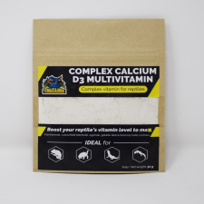 Terra Saurus Komplex Calcium + D3 Multivitamin 50g hüllőeledel