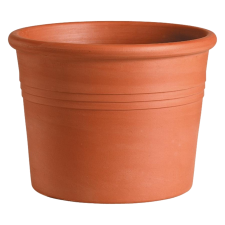 TERRACOTTA CILINDRO BORDATO AGYAGCSERÉP 8 CM dekorációs kellék