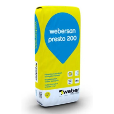 Terranova Weber san presto 200 javítóvakolat 30kg fehér vékony- és nemesvakolat