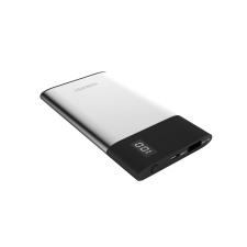 TerraTec P 40 Slim Power Bank 4000mAh - Fekete/Ezüst power bank