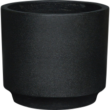 Terrazzo kaspó 19 cm x 20 cm fekete kerti dekoráció