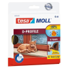 Tesa Ajtó- és ablaktömítő szalag, 9 mm x 6 m, TESA  tesamoll® D profil , barna