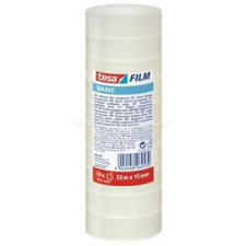 Tesa Basic 33mx15mm 10db/csomag átlátszó ragasztószalag (58568-00000-00) ragasztószalag