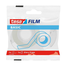 Tesa Basic 33mx15mm átlátszó ragasztószalag-tépő ragasztószalag