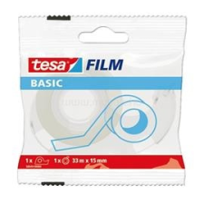 Tesa Basic 33mx15mm átlátszó ragasztószalag-tépő (58549-00000-01) ragasztószalag