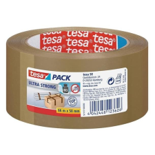 Tesa Csomagolószalag, 50 mm x 66 m, TESA "Ultra Strong", barna papírárú, csomagoló és tárolóeszköz