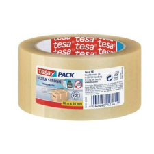 Tesa Csomagolószalag, 50 mm x 66 m, TESA "Ultra Strong", átlátszó ragasztószalag