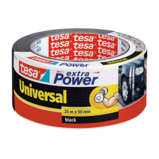 Tesa Extra Power szövet ragasztószalag 50mmx25m fekete (56388-00001-08) (56388-00001-08) ragasztószalag