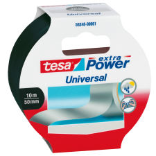 Tesa EXTRA POWER SZÖVETSZALAG 50MMX10M FEKETE ragasztószalag és takarófólia