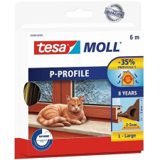 Tesa moll Gumi tömítés, barna, P profil, 6 m víz-, hő- és hangszigetelés