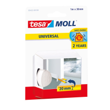 Tesa moll Universal ajtószigetelő csík öntapadós fehér 1 m x 38 mm építőanyag