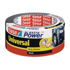 Tesa Ragasztószalag, 50 mm x 25 m, TESA "extra Power", fekete ragasztószalag