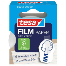 Tesa Ragasztószalag, írható, papír, 19 mm x 33 m, TESA Tesafilm, átlátszó (TE59212) ragasztószalag