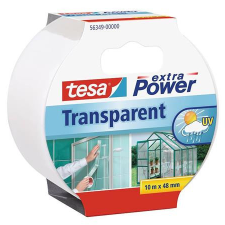  TESA Ragasztószalag, javító, 48 mm x 10 m, TESA, &quot;Extra Power Transparent&quot;, átlátszó ragasztószalag