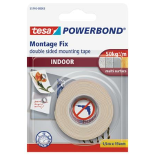 Tesa Ragasztószalag, kétoldalas, beltéri, 19 mm x 1,5 m, TESA "Powerbond" ragasztószalag