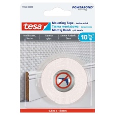 Tesa Rögzítőszalag érzékeny felületekhez 1,5 m x 19 mm ragasztószalag és takarófólia