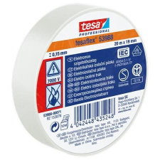 Tesa Szigetelőszalag, 19 mm x 20 m, TESA "Professional", fehér ragasztóanyag