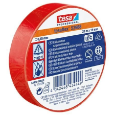 Tesa Szigetelőszalag, 19 mm x 20 m, TESA "Professional", piros ragasztóanyag