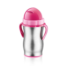 Tescoma BAMBINI Gy. termosz szívószállal 300ml,rozsdamentes acél, rózsaszín termosz