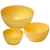 Tescoma DELÍCIA Műanyag tálkészlet, 3 db, sárga (8595028467635)