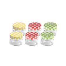 Tescoma DELLA CASA befőttesüveg 125 ml, 6 db papírárú, csomagoló és tárolóeszköz